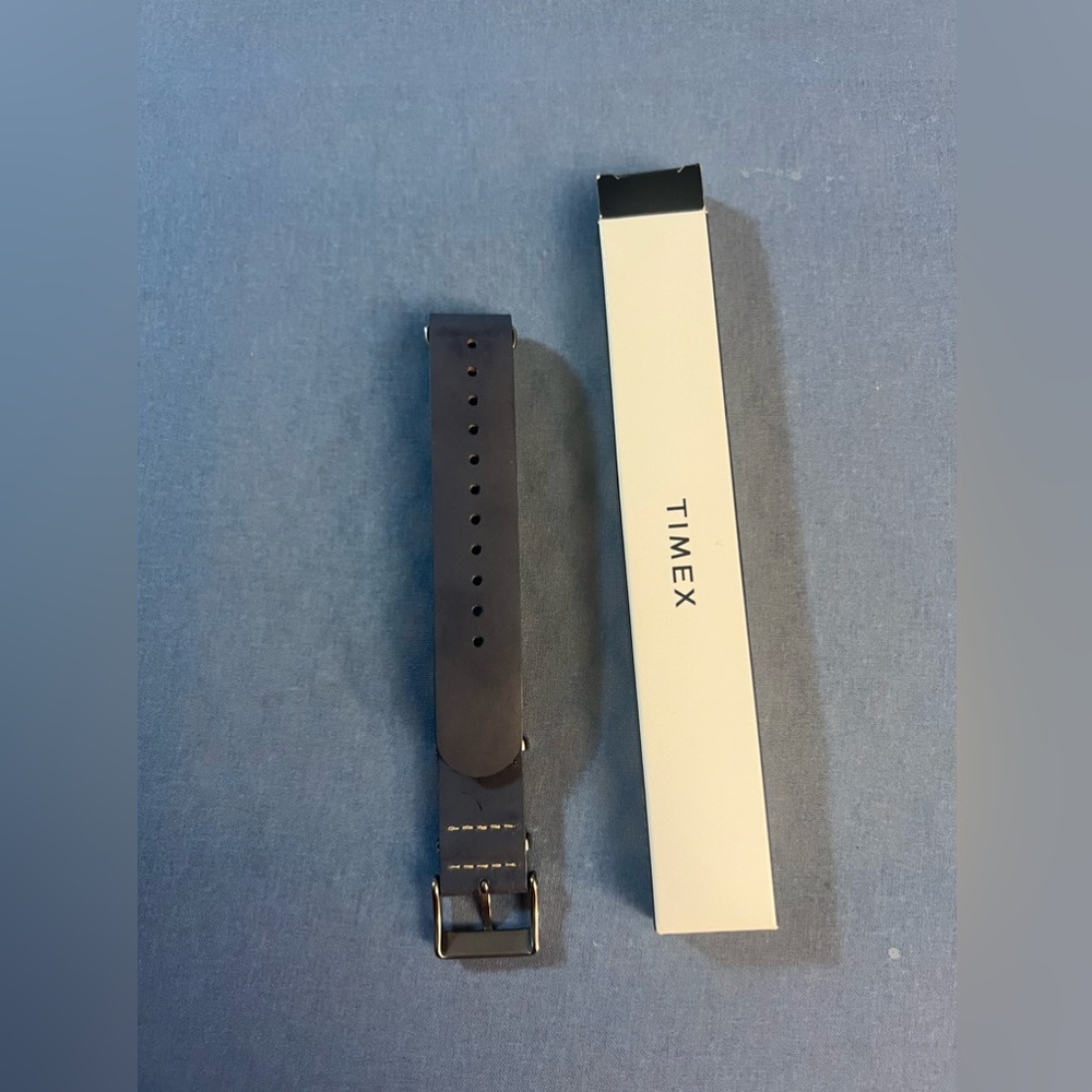 Timex Blue Leather Watch Strap